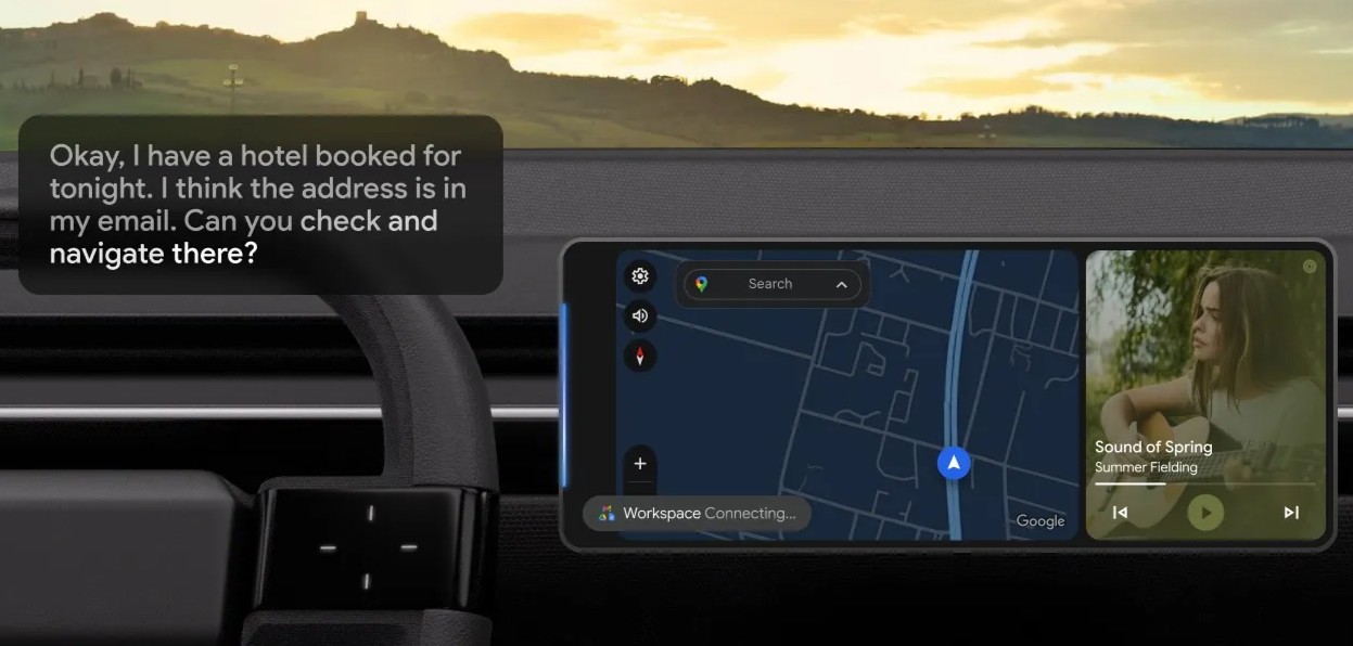 Gemini có mặt trên Android Auto với tính năng điều hướng thông minh hơn, trả lời nhanh hơn và lựa chọn nhạc hoàn hảo